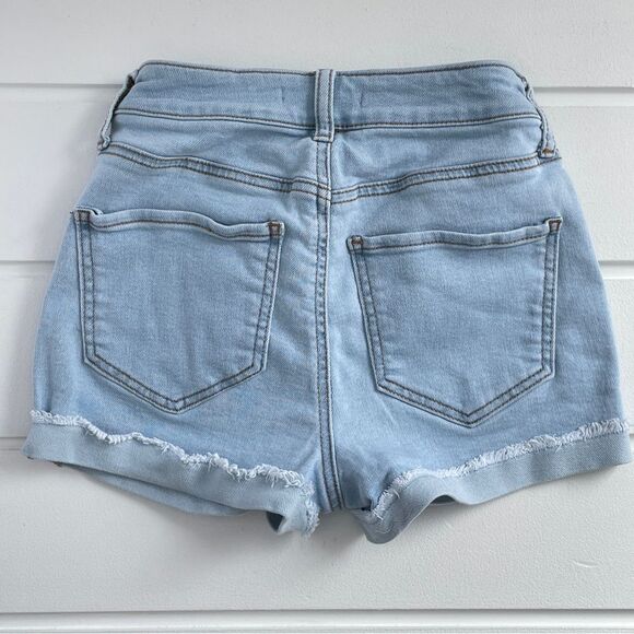 Lot of Destructed High Waist Shortie Jean Shorts RSQ/Pacific Sun/SO/Tgla/Windsor - Picture 6 of 16
